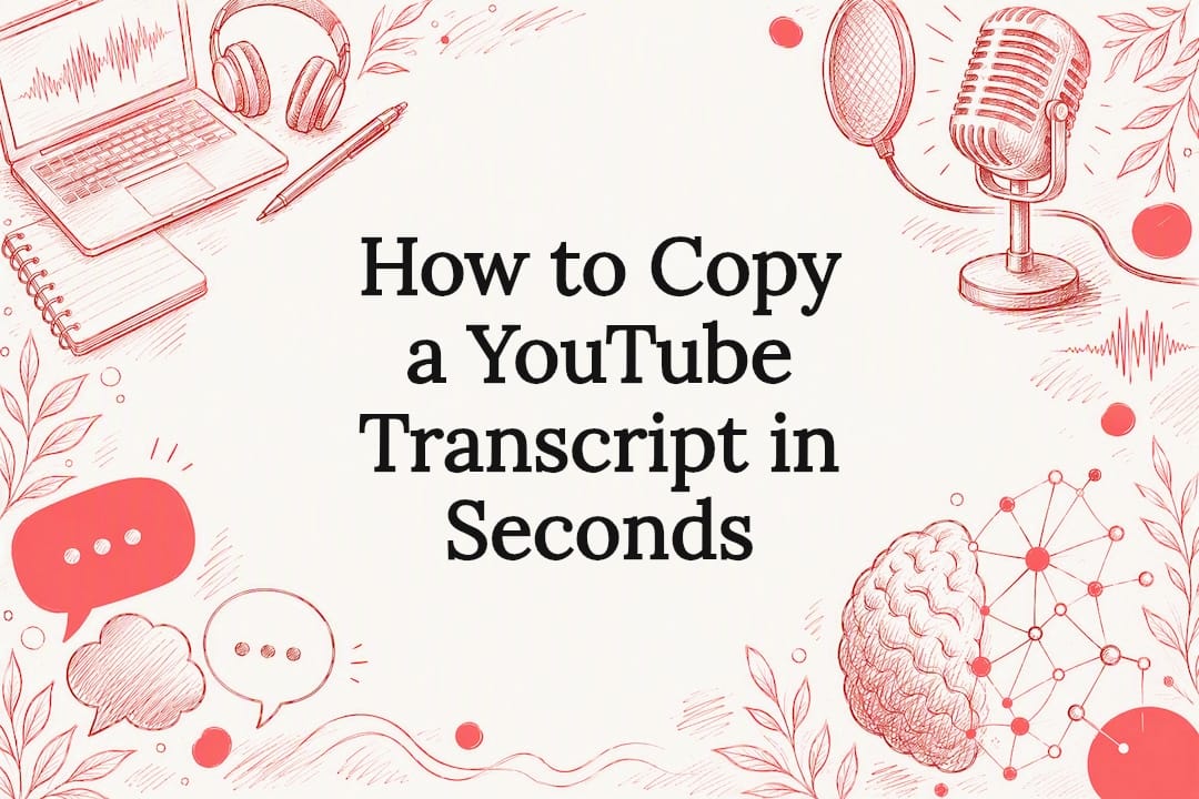 How to Copy a YouTube Transcript in Seconds